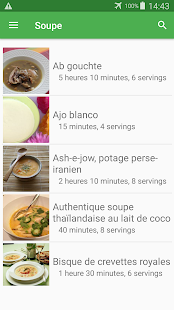 Soupe avec calories recettes en français.(圖1)-速報App