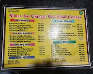 Shree Sai Chaines Fast Food menu 1