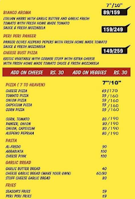 The Pizza Makers menu 6