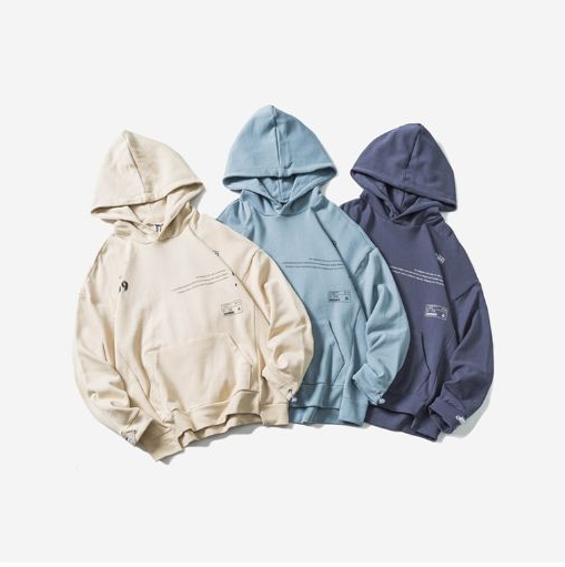 Gustav Loose Style Print Hip Hop Hoodie
