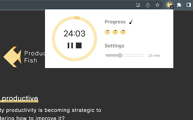 Yellow Tomato — Simple Pomodoro Timer chrome extension