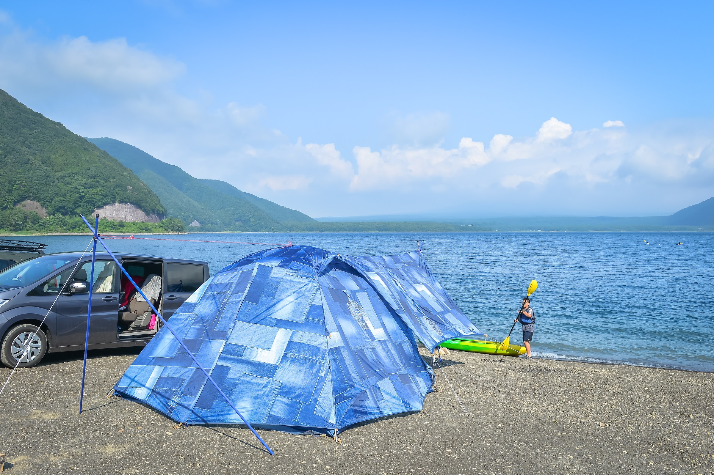 【富士山露營】本栖湖 ~ 浩庵露營場｜跟著日本動漫【搖曳露營