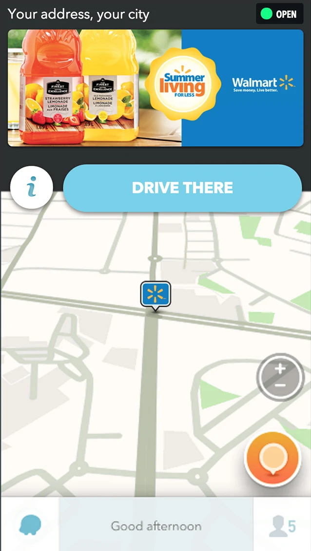 Anuncios Waze Ads - Walmart