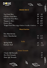 Dose Mama menu 2