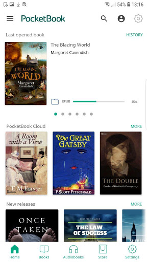 Screenshot PocketBook reader - any books