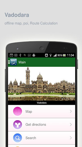 Vadodara Map offline