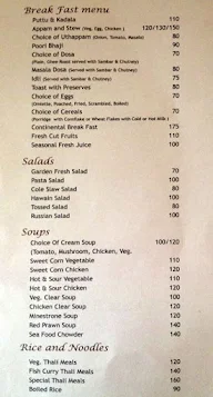 The Cochin Legacy Pepper menu 1