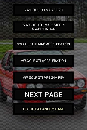 Engine sounds of Golf GTi