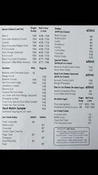 Giani's Ice Cream menu 4