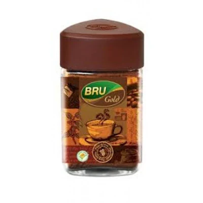 Bru Gold Instant Coffee Powder Jar