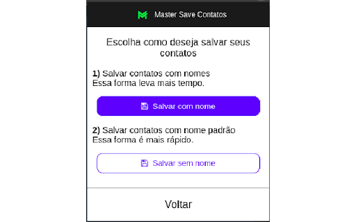 Master Save Contacts