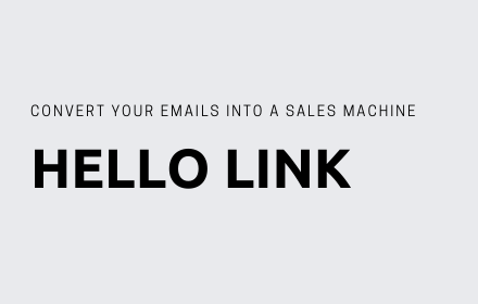 Hello Link | Email Sales Machine small promo image