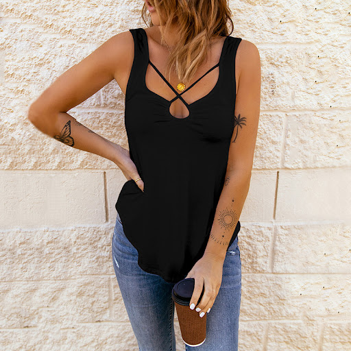 Title 2, European And American Womens Clothing Cross So...