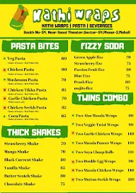 Kathi Wraps menu 2