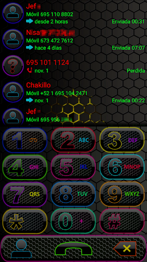 THEME SPACE COLORS EXDIALER