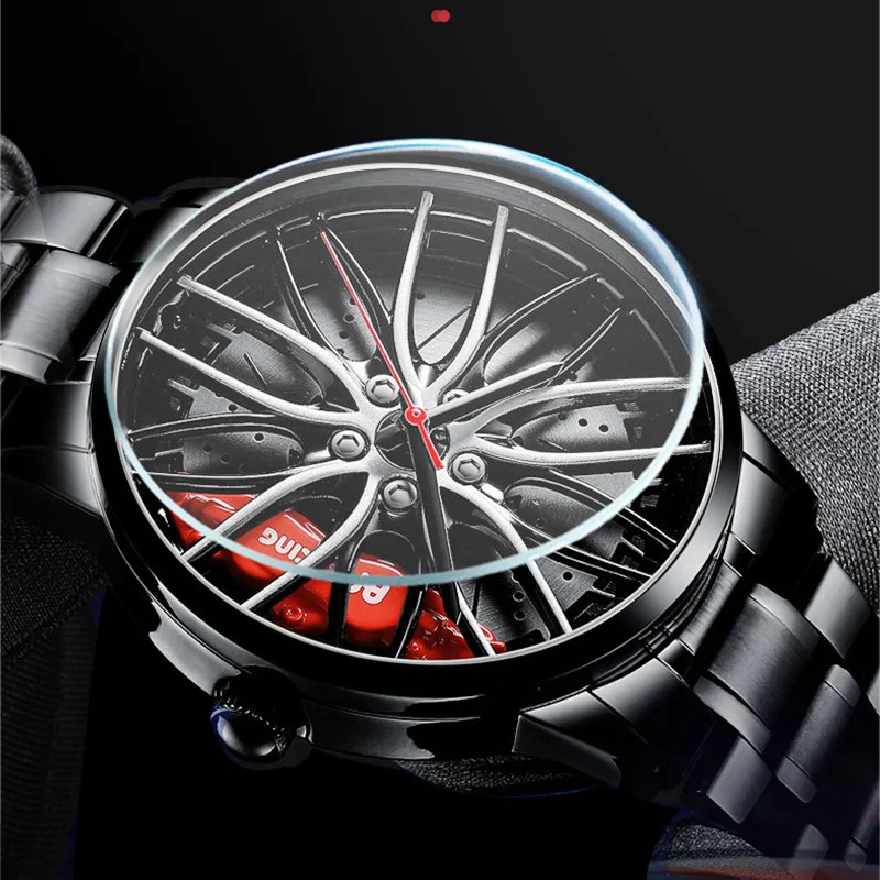 Title 8, Montre homme AMG488 Skeleton Forged Caliper ave...