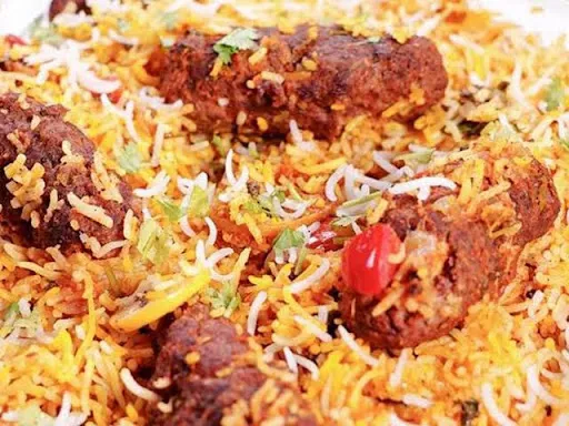 Mutton Kabab biryani