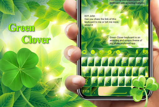 Green Clover keyboard Theme