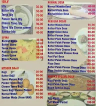 Sri Sai Krupa Mess menu 1