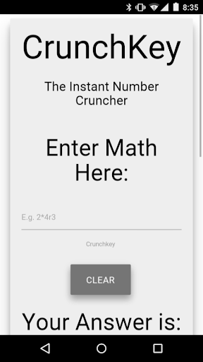 CrunchKey - Text Calculator