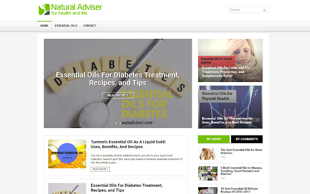 Natural Adviser for health and life chrome extension