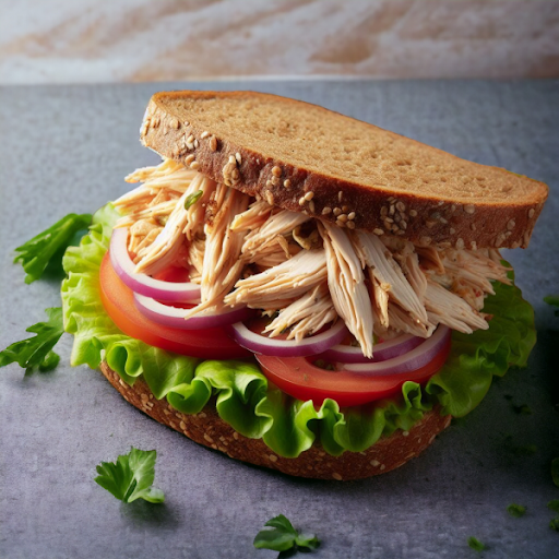 Shredded Chicken Cold Sandwich