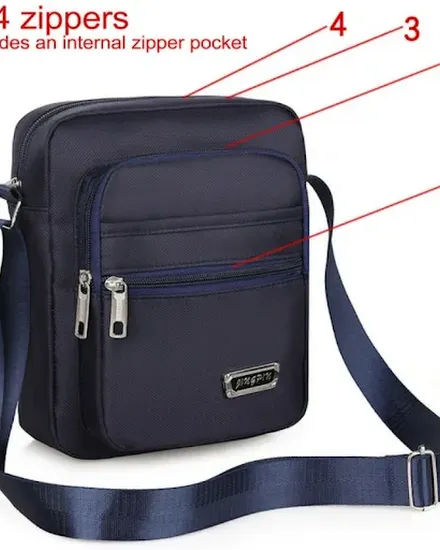 Brand New Men Crossbody Bags Male Nylon Shoulder Bags Boy... - 3