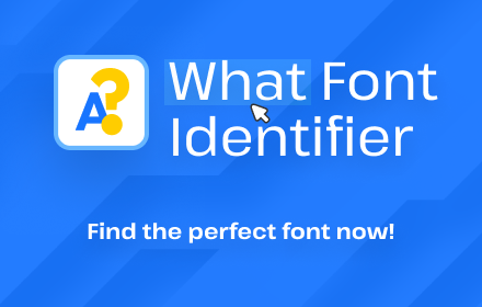 What Font Promo Image