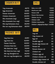 Snack Ups menu 2