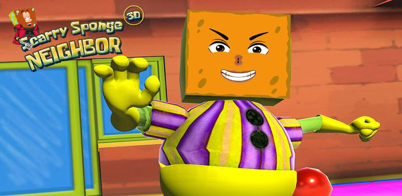 Scary Sponge Neighbor 3D - Secret Escape Games
