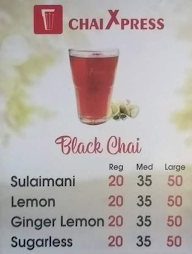 Chai Xpress menu 2