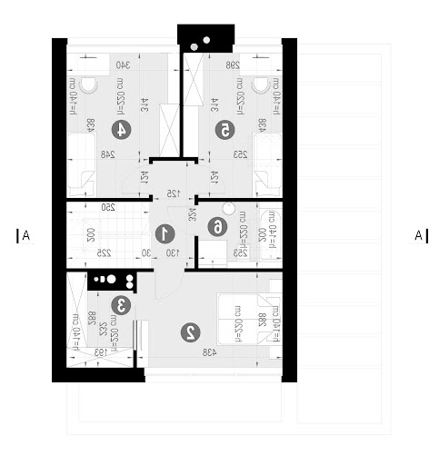 New House 757 - Rzut poddasza