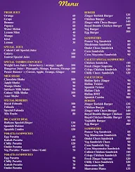 New Calicut Cafe menu 1