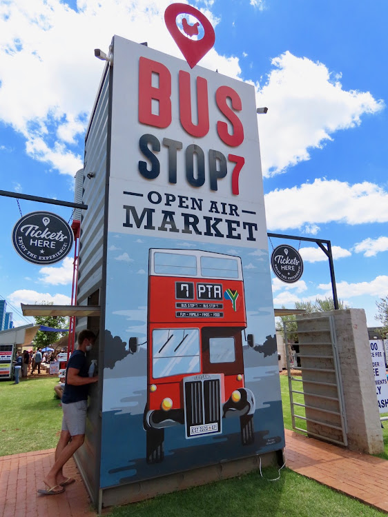 Busstop7 open air market.