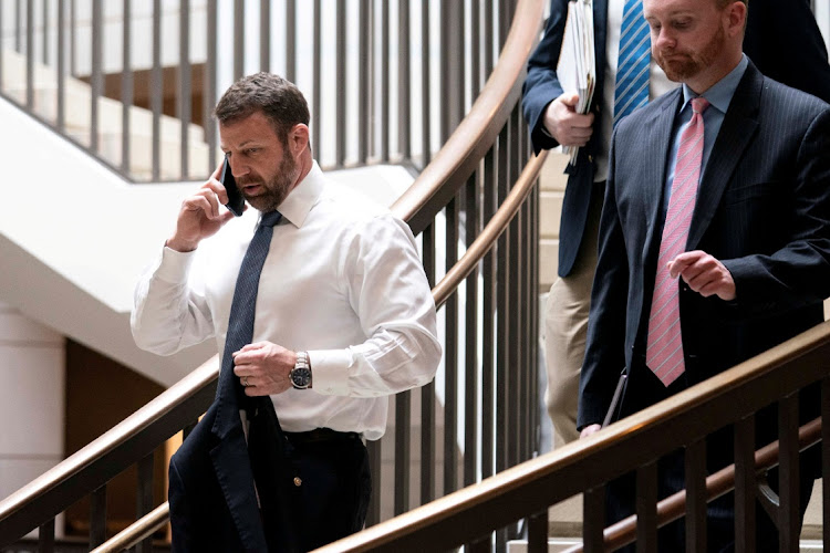 US senator Markwayne Mullin, left, challenged Teamsters president Sean O'Brien to a fight during a Senate hearing. File photo.