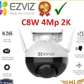 Camera Ezviz Ngoài Trời C8C - C8W 4Mp 2K Nâng Cấp Có Báo Động - Hàng Chính Hãng