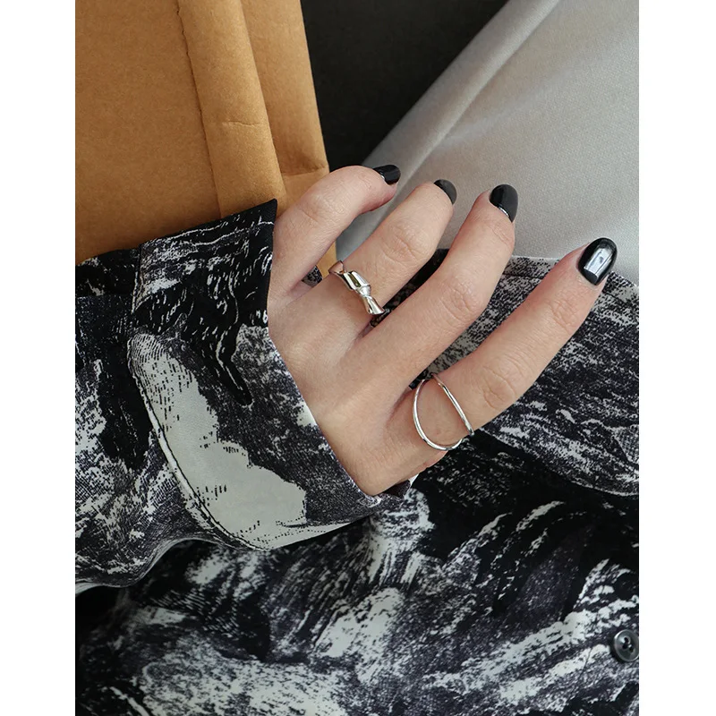 Title 3, Anillo de plata en espiral para mujer