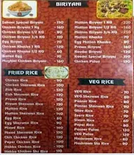 Zahoor Biriyani Center menu 1