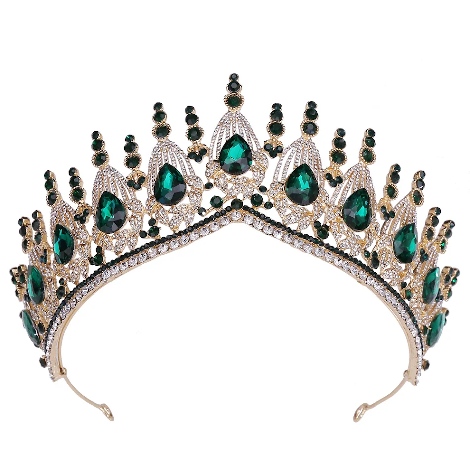 Dames Mode Persoonlijkheid Bruids Kroon Tiara. Prachtige haaraccessoires voor bruiloften. Glans en stijlvol ontwerp. Maak een statement.