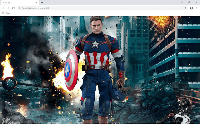 Captain America New Tab