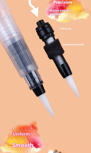 Title 2, Fountain Pen Solid Watercolor Pen Pointed Soft ...