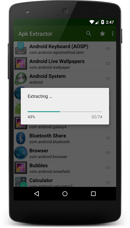 Apk Extractor - screenshot