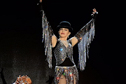 Madonna during her 2015 'Rebel Heart Tour'.