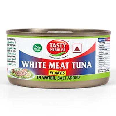 Tasty Nibbles White Meat Tuna Flakes In Salt Water 185 Gm