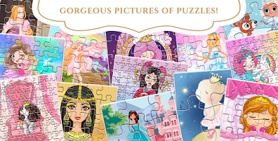 Princess Puzzle game for girls Screenshot