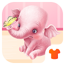 تنزيل Cartoon Theme - Pink Elephant التثبيت أحدث APK تنزيل