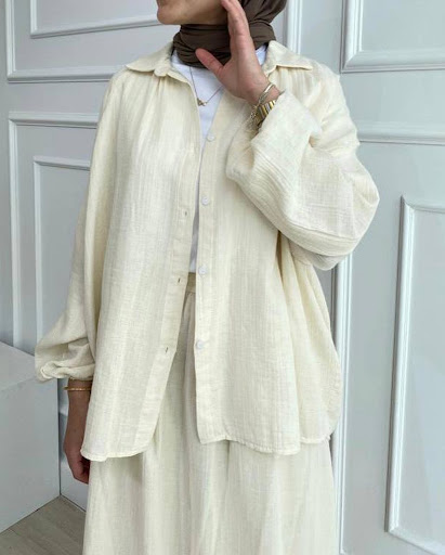 Title 7, Fashion Loose-fitting Long Sleeves Shirt Outfit