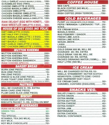 Koolar & Co menu 