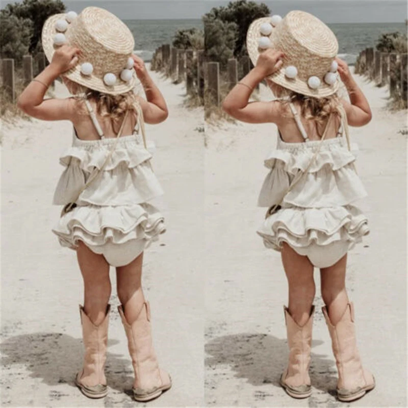 Title 4, Conjunto de camisa y shorts con volantes para m...