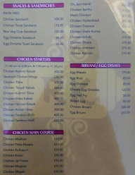 Krishna Sandwich Centre menu 1